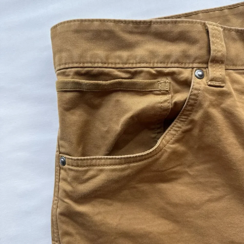 The North Face Pants Mens 34 Tan Chino Flat Front Straight Leg Hiking